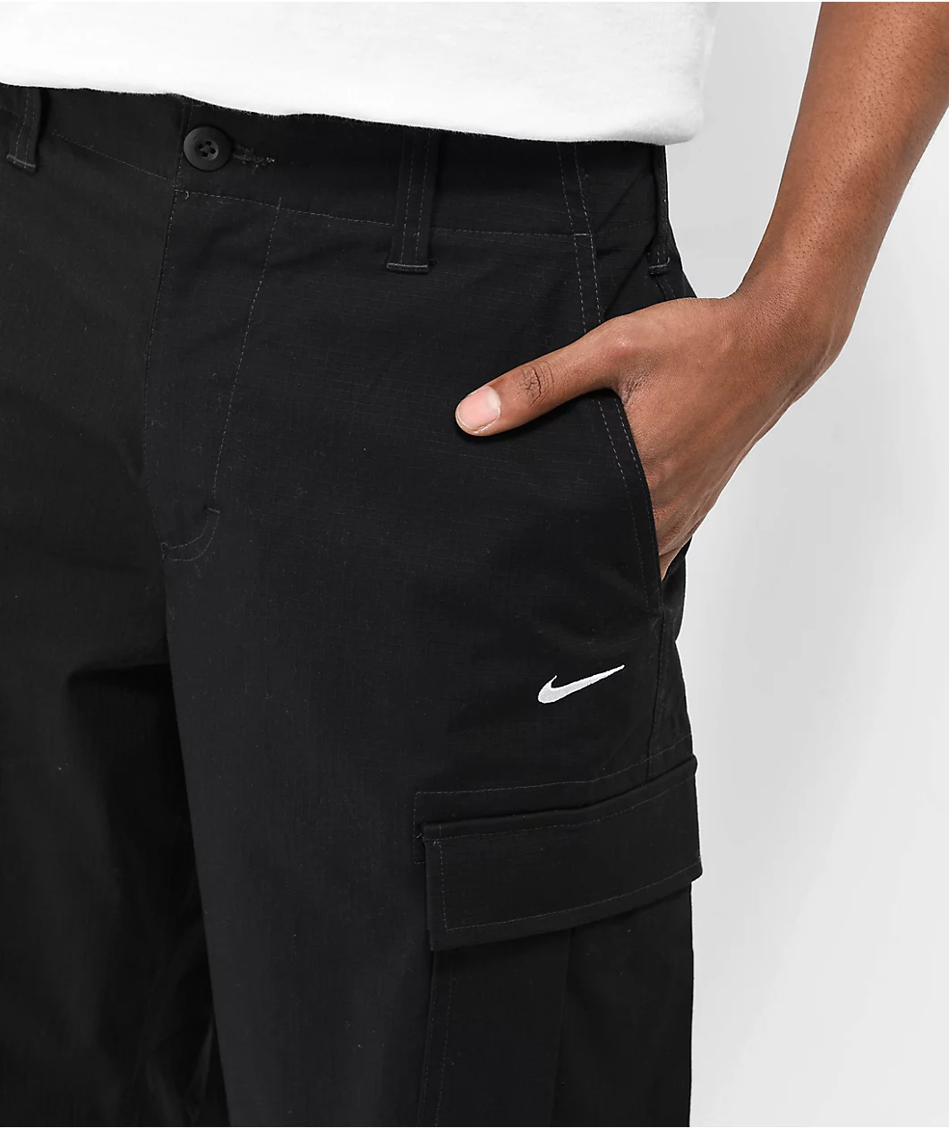 Nike SB Kearney Black Cargo Pants - Image 4