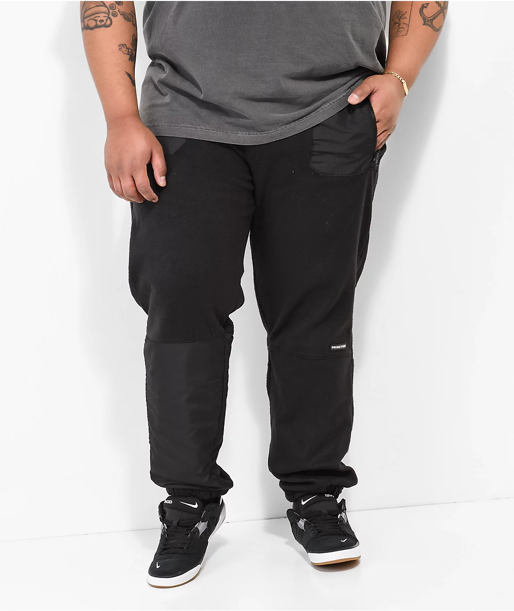 Primitive Shadows Black Polar Sweatpants - Image 7