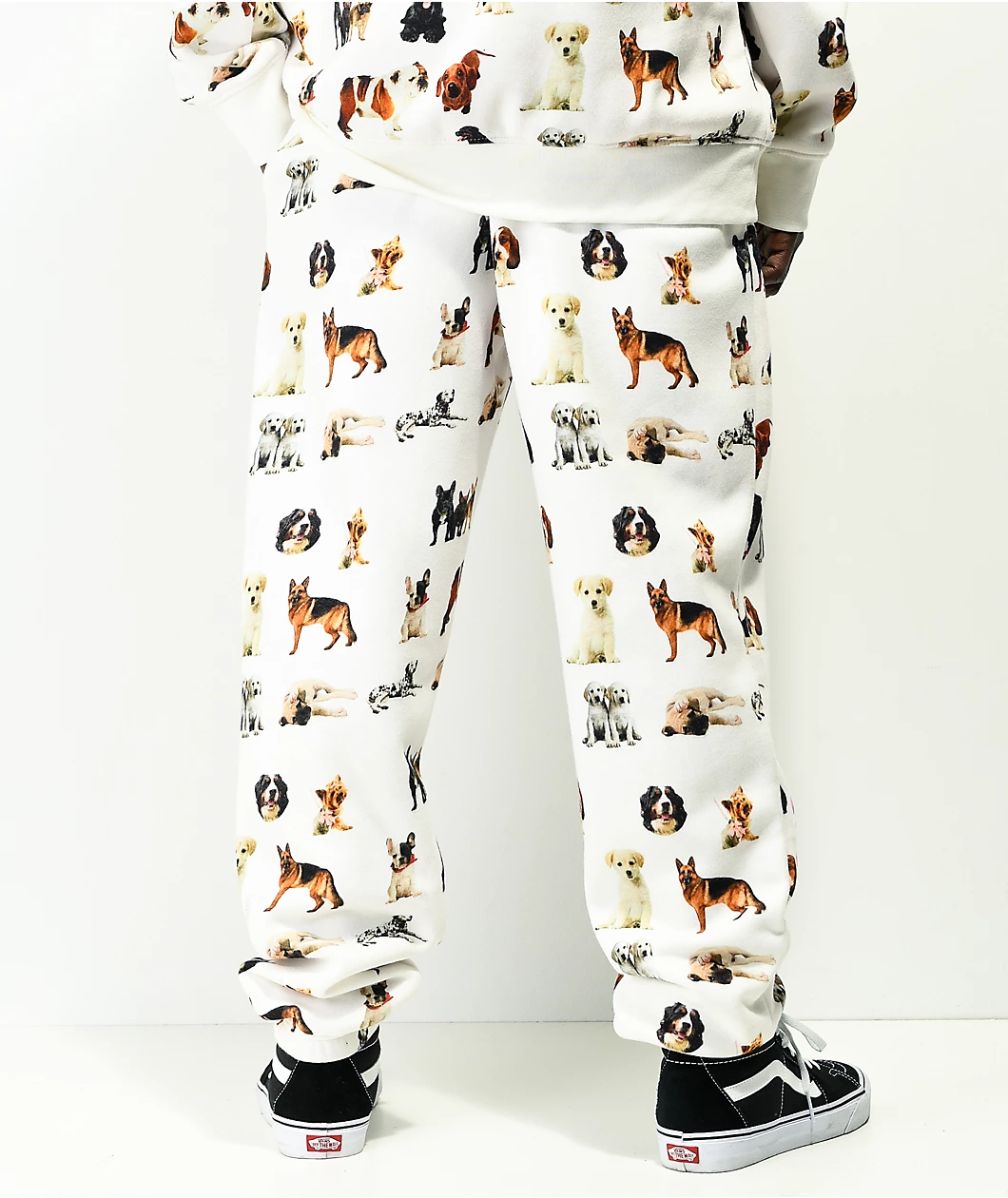 Salem7 Doghouse White Sweatpants - Image 2