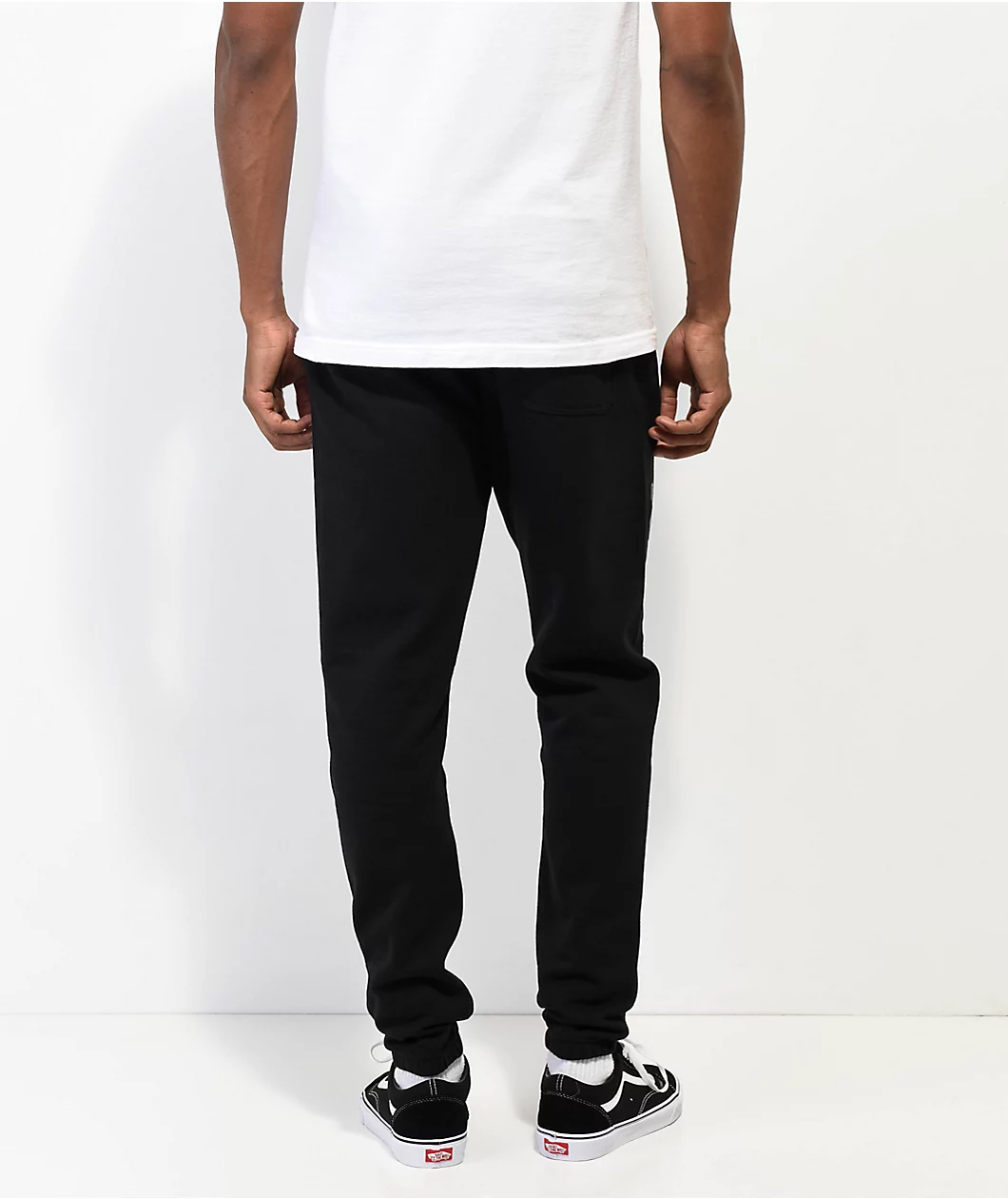 Santa Cruz Outline Stripe Black Sweatpants - Image 2