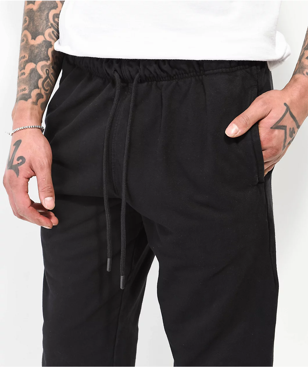 Shaka Wear Garment Dye Black Sweatpants - Image 7