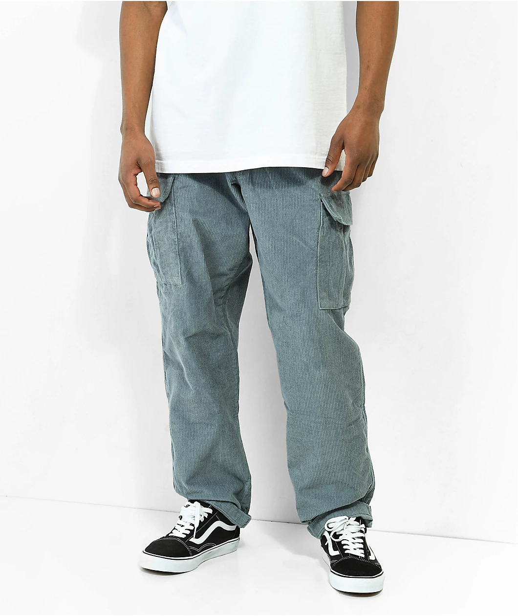 Vans Loose Cargo Stormy Grey Corduroy Pants
