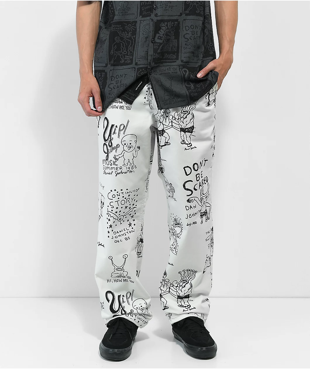 Vans X Daniel Johnston White Chino Pants