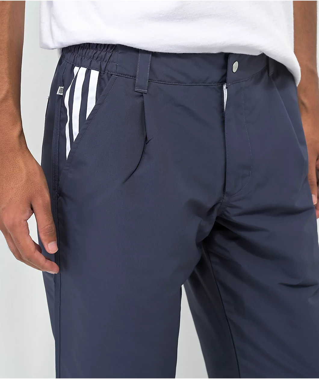 Adidas Nora Navy & White Track Pants - Image 4
