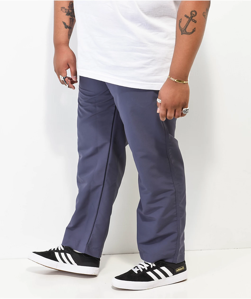 Adidas Nora Navy & White Track Pants - Image 8