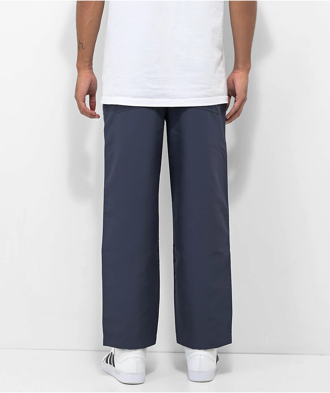 Adidas Nora Navy & White Track Pants - Image 2