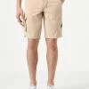 MC2 Saint Barth Beige Cargo Bermuda With Pockets