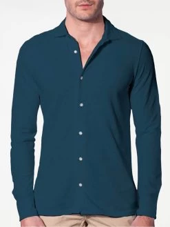 Blue Navy Piquet Polo