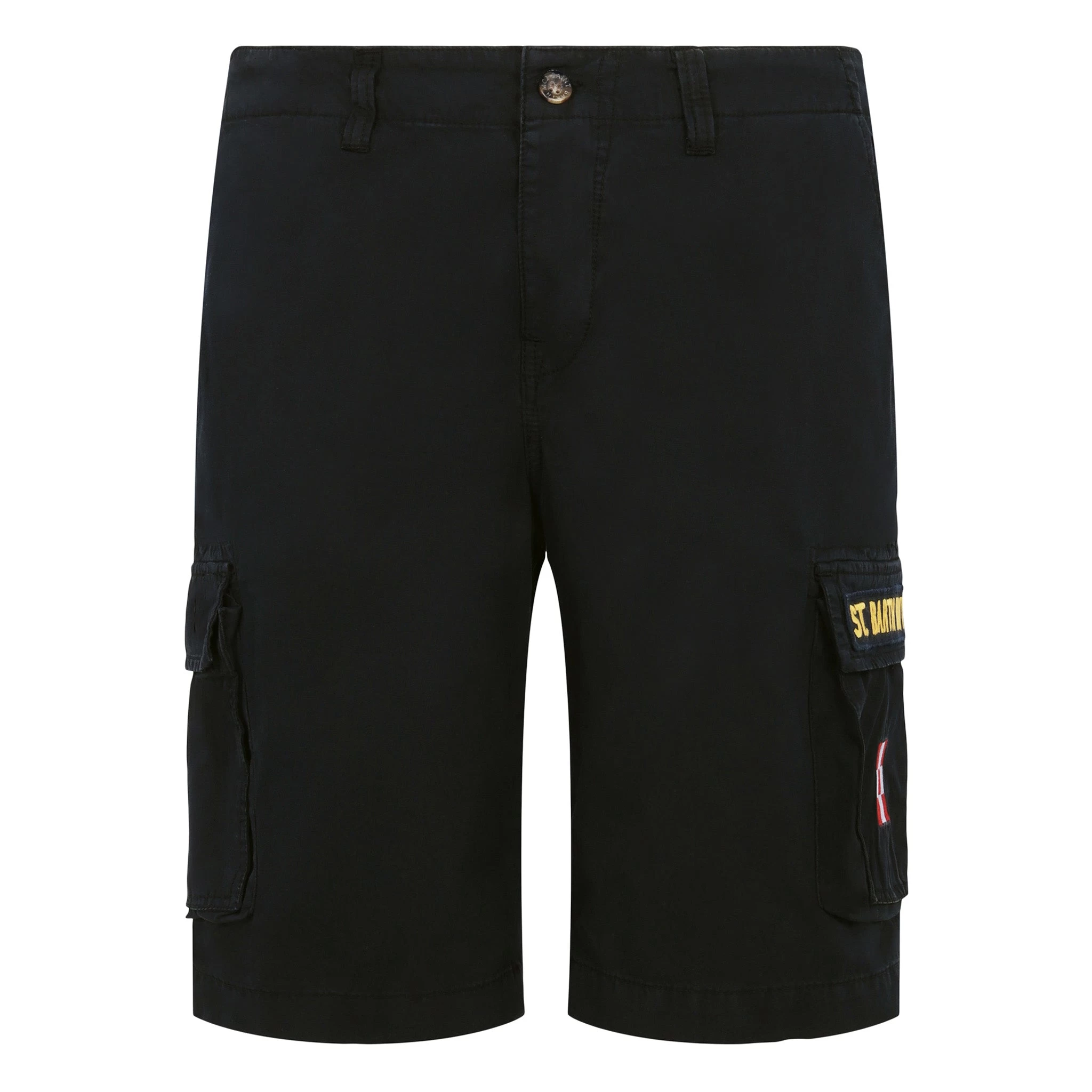 MC2 Saint Barth Blue Cotton Cargo Shorts - Image 4