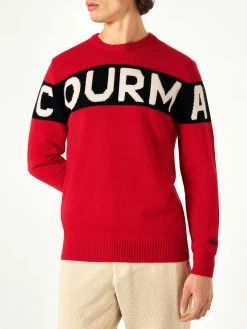 MC2 Saint Barth Man Sweater With Courma Writing