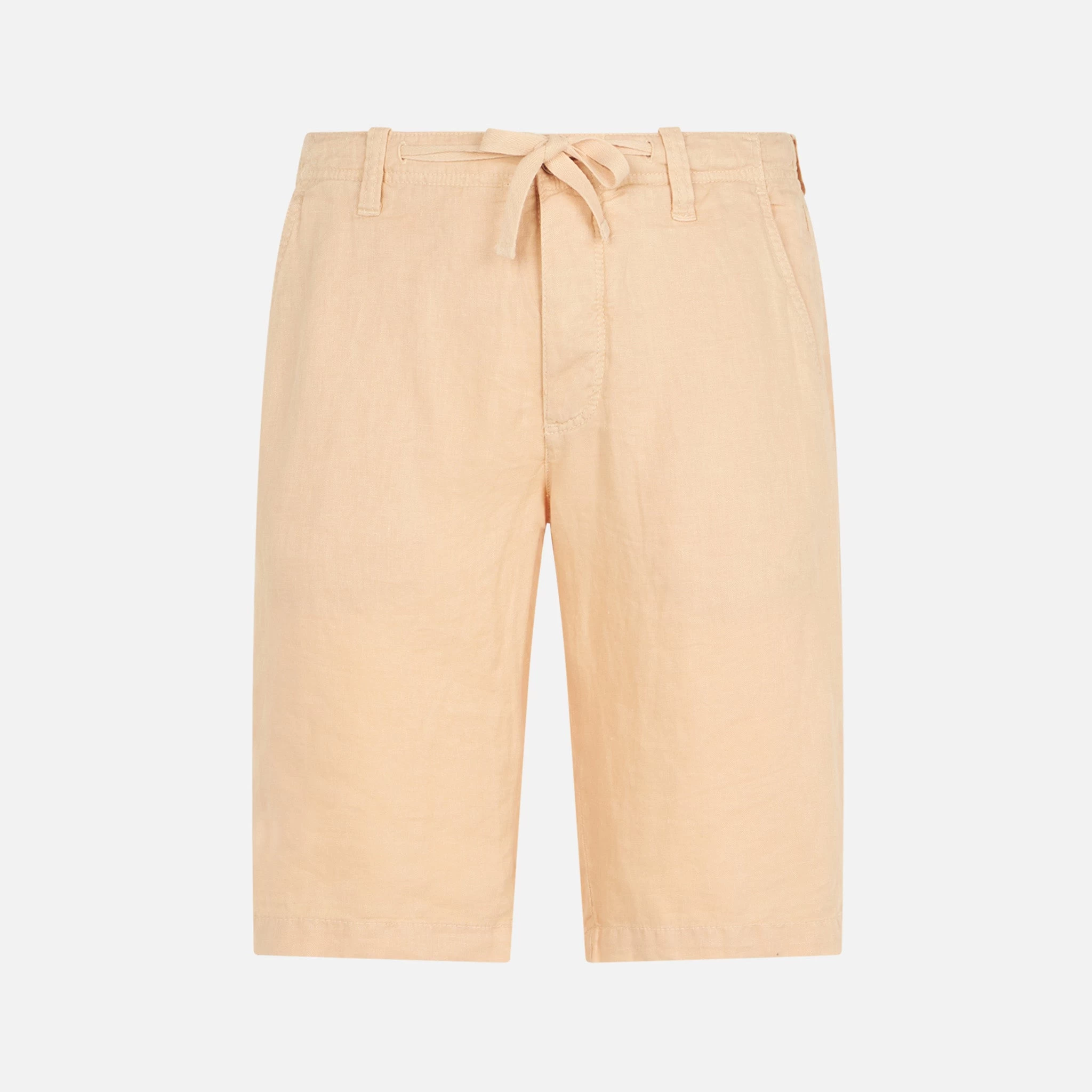 Beige Linen Bermuda Short - Image 4