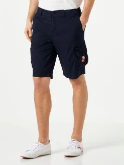 MC2 Saint Barth Man Blue Navy Cargo Shorts