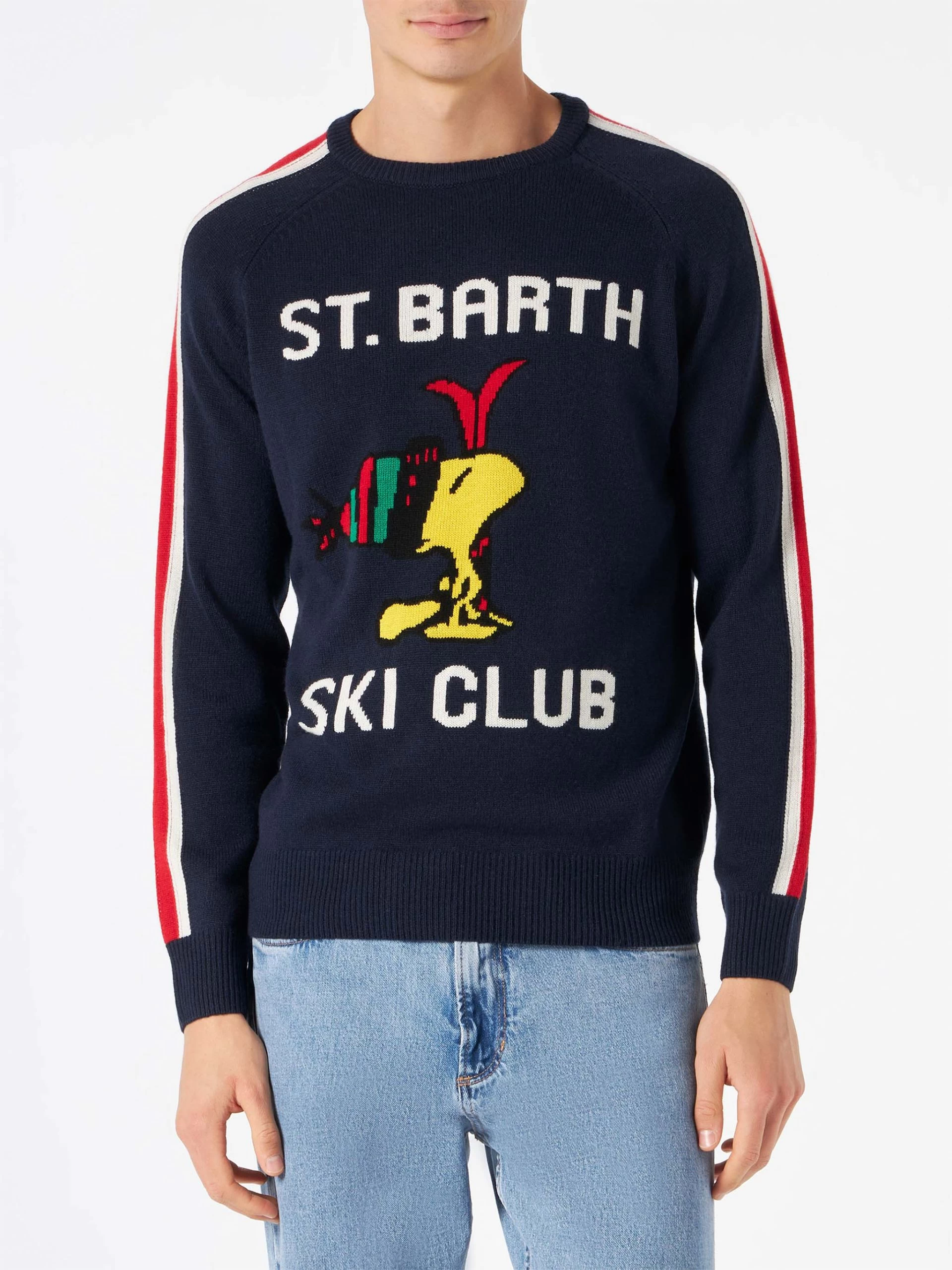 MC2 Saint Barth Man Sweater With Woodstock Print | WOODSTOCK - PEANUTS™ SPECIAL EDITION - Image 2