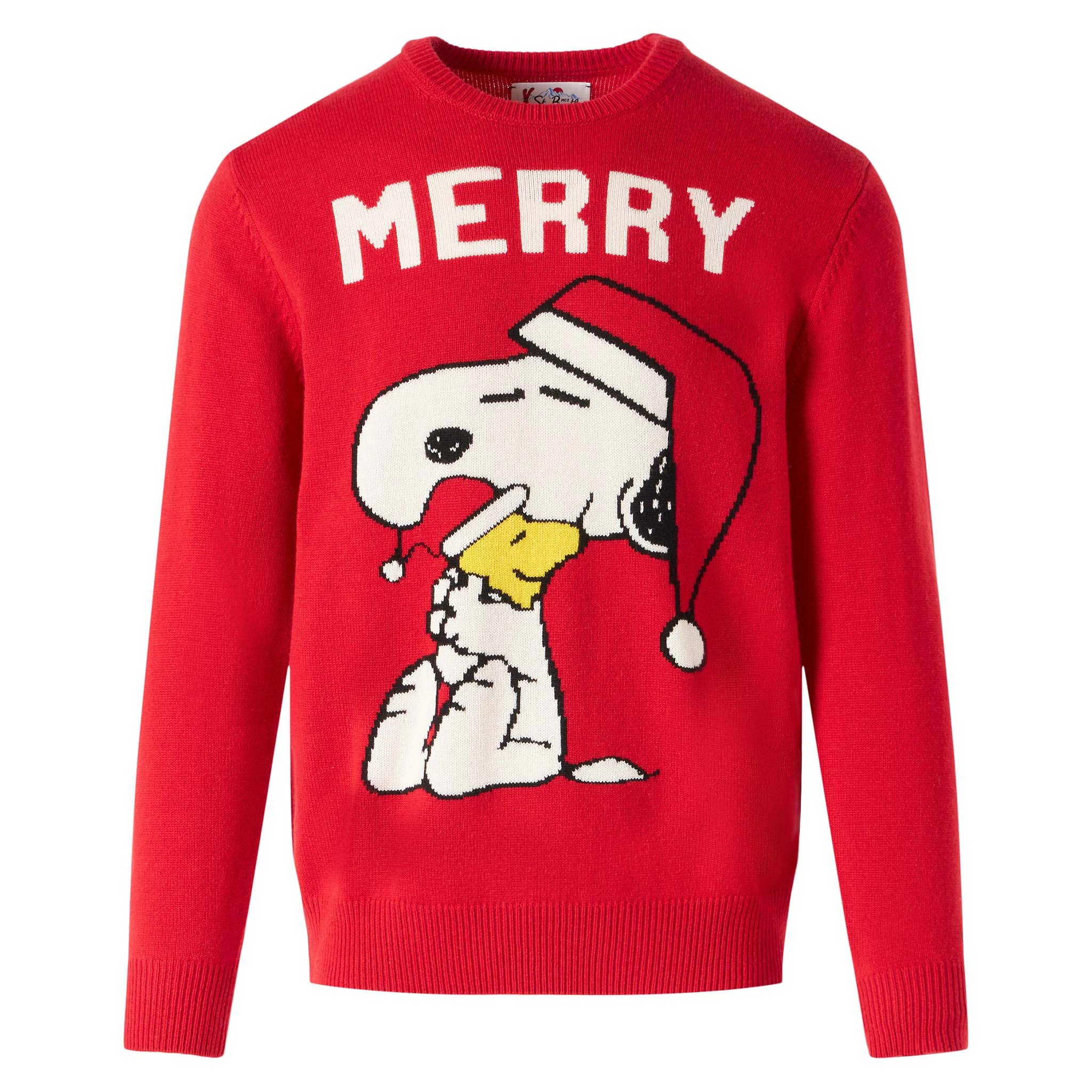 MC2 Saint Barth Man Red Sweater With Snoopy Print | SNOOPY - PEANUTS™ SPECIAL EDITION - Image 4