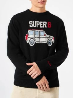 Super G Print Man Sweater