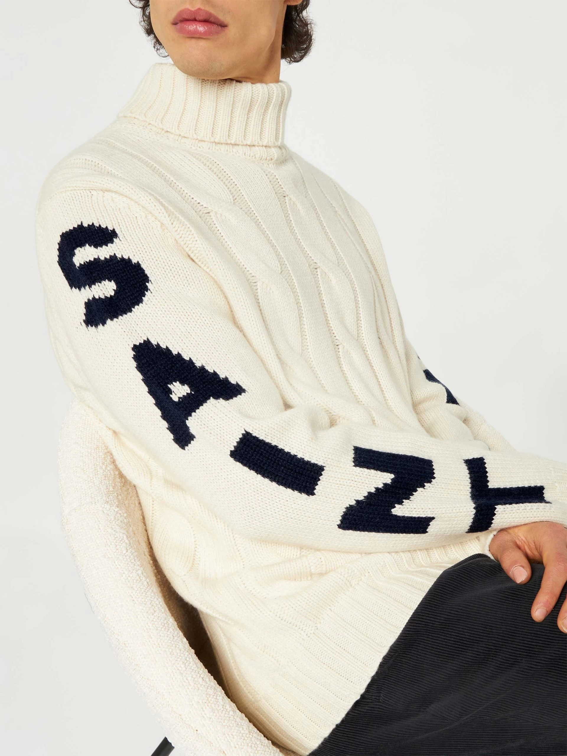 Turtleneck Braided Sweater Saint Barth - Image 2